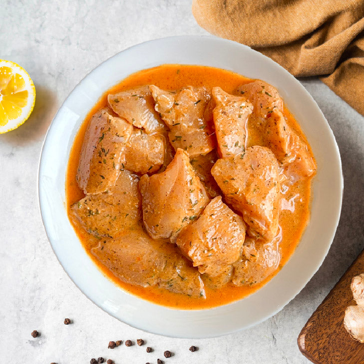 Lemon Garlic Chicken Cubes