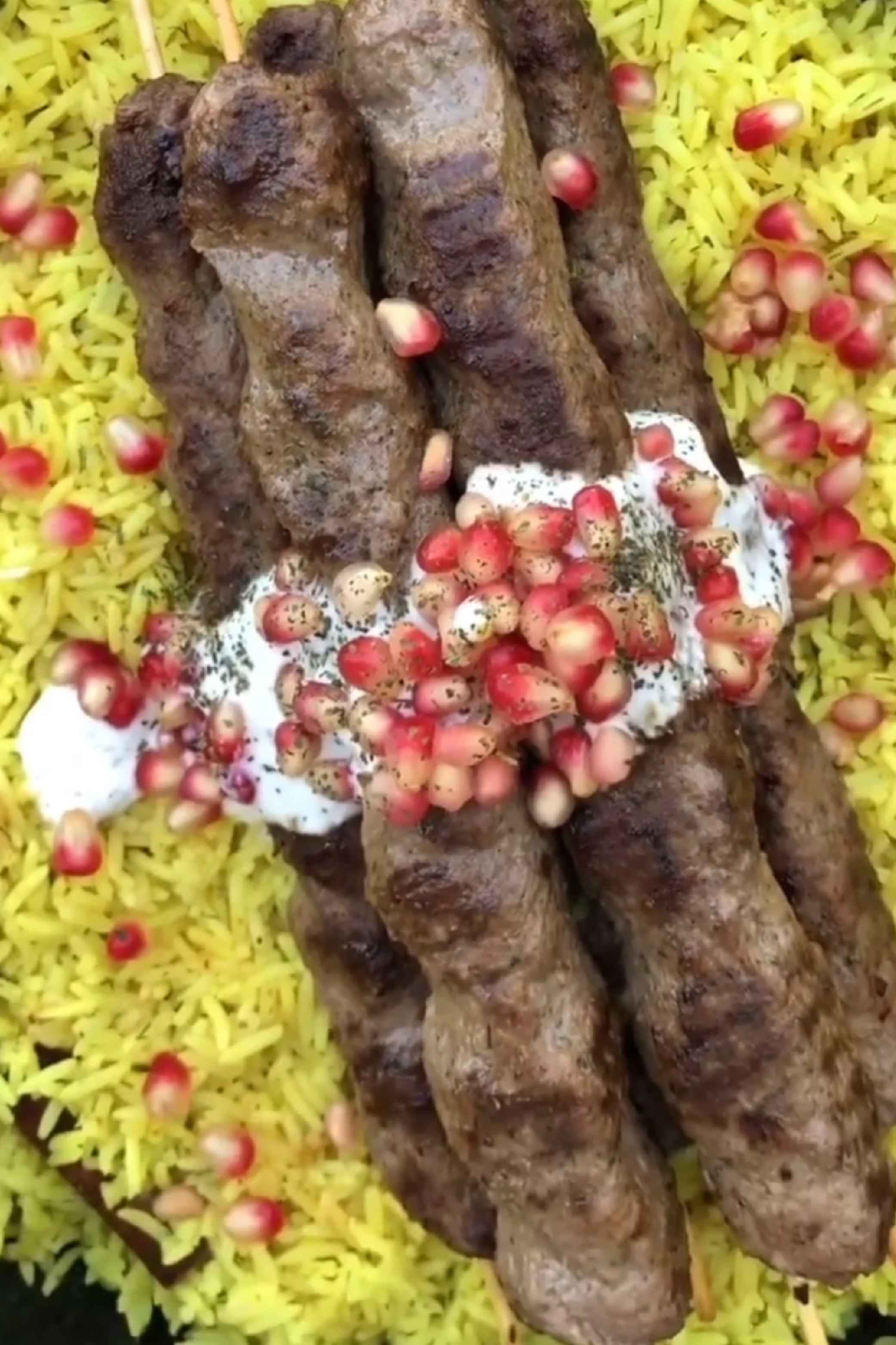 Oriental Kofta with Yellow Rice – Moomoo's EG