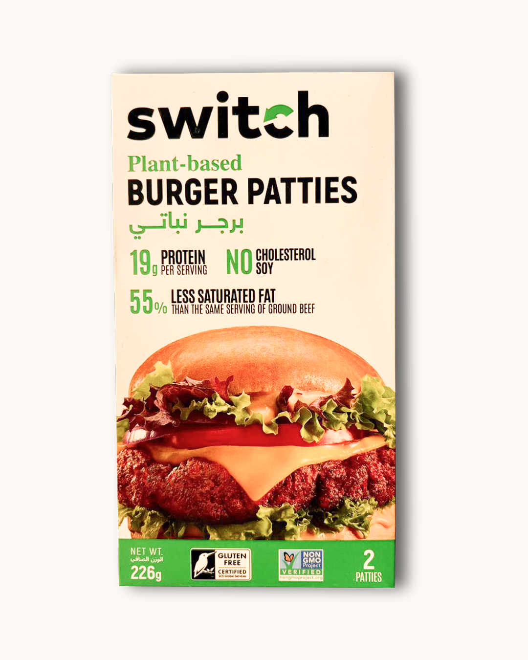Switch | Plant-based Burger Patties | 226g
