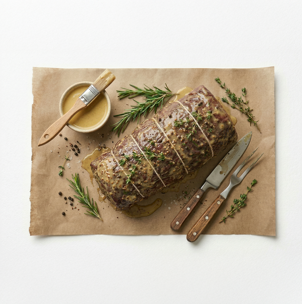 Marinated Eye Round | Grass-fed Beef | ≈ 2 kg