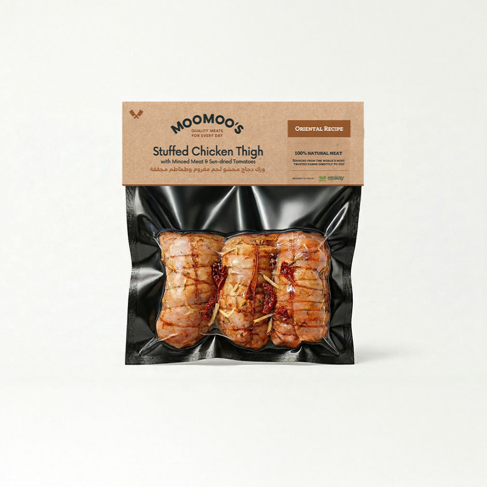 Stuffed Chicken Thighs | Minced Meat and Sun-dried Tomatoes | ≈ 550g